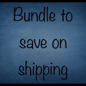 Bundle for $4.99 shipping!